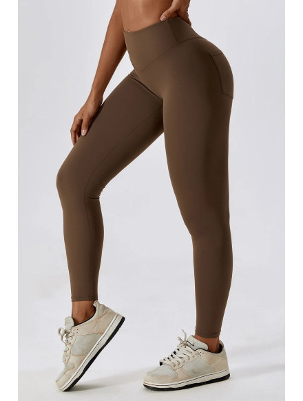 Spodnie push up modelujące brązowe ZAPPY FLEXI K131 MITARE 2