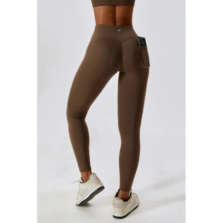 Spodnie push up modelujące brązowe ZAPPY FLEXI K131 MITARE