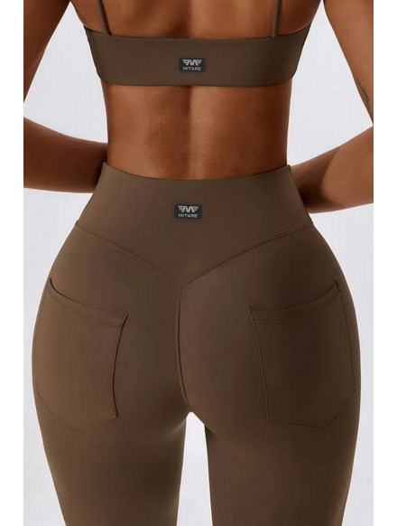 Spodnie push up modelujące brązowe ZAPPY FLEXI K131 MITARE