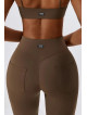 Spodnie push up modelujące brązowe ZAPPY FLEXI K131 MITARE