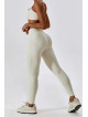 Spodnie push up modelujące kremowe ZAPPY FLEXI K131 MITARE