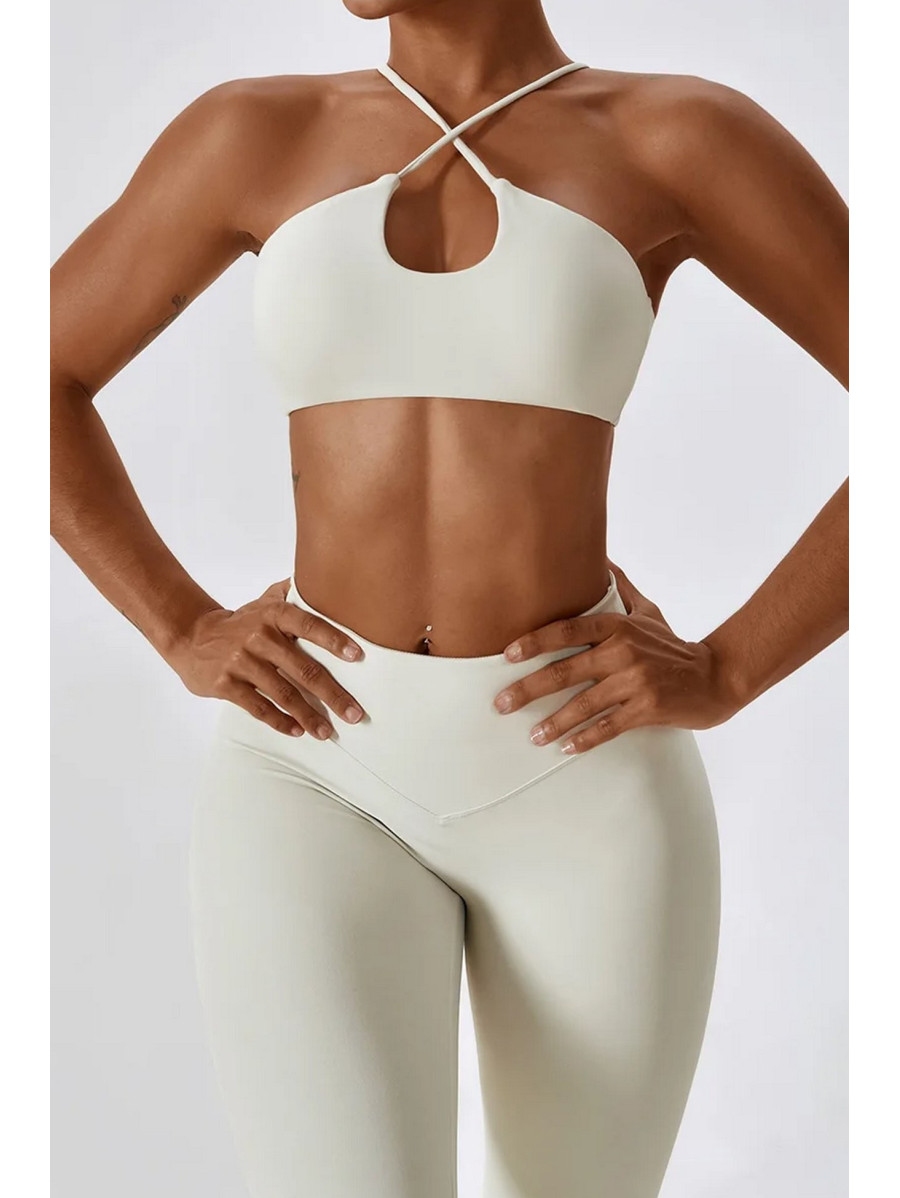 Spodnie push up modelujące kremowe ZAPPY FLEXI K131 MITARE
