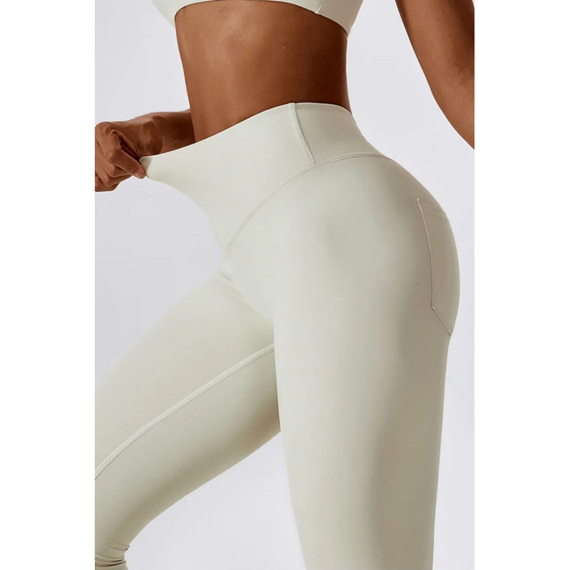 Spodnie push up modelujące kremowe ZAPPY FLEXI K131 MITARE