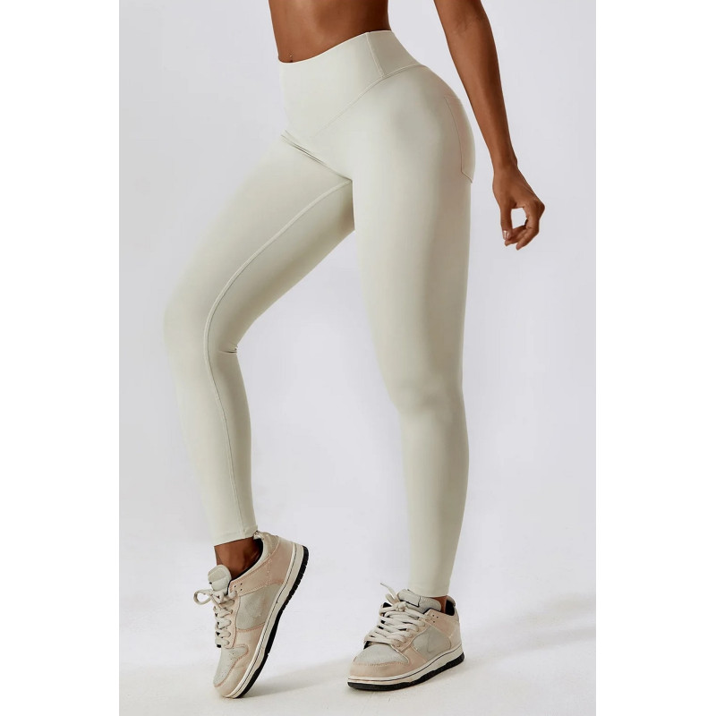 Spodnie push up modelujące kremowe ZAPPY FLEXI K131 MITARE