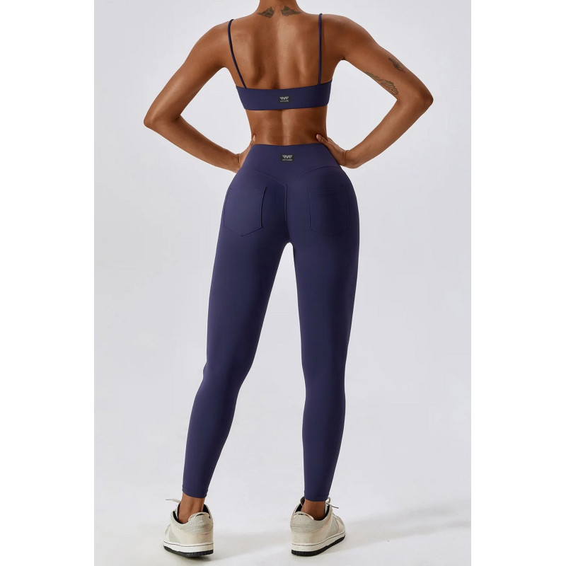 Spodnie push up modelujące granatowe ZAPPY FLEXI K131 MITARE