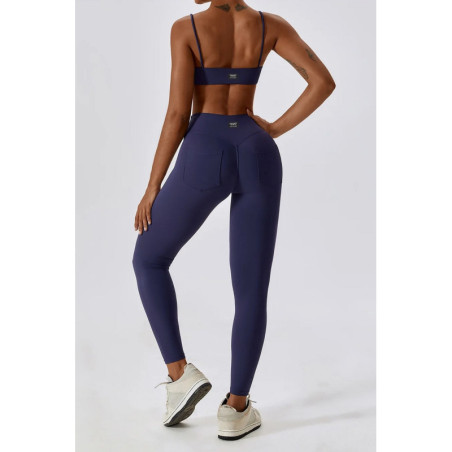 Spodnie push up modelujące granatowe ZAPPY FLEXI K131 MITARE