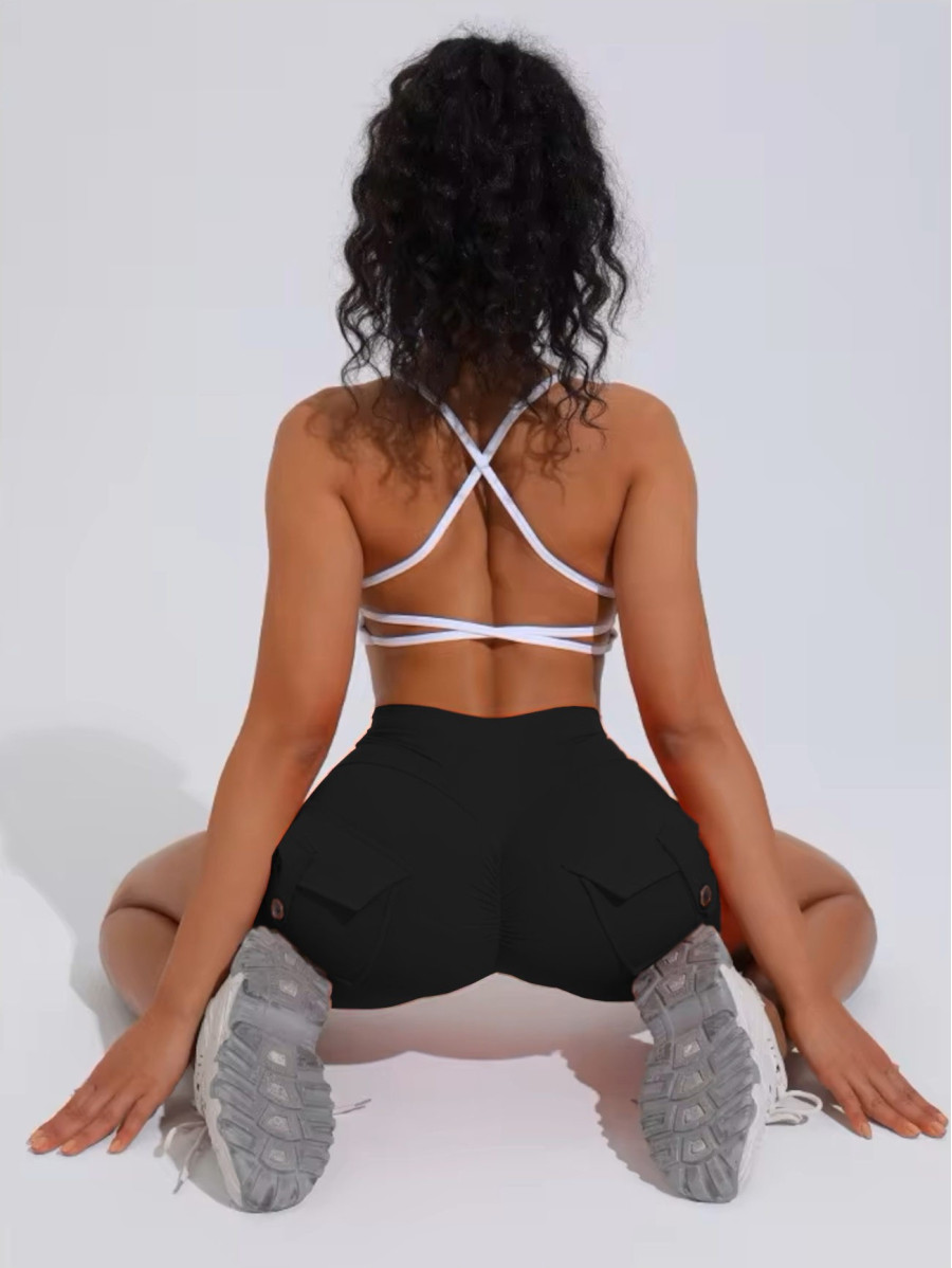 Spodenki damskie push up modelujące czarne ZAPPY TRENDY K133 MITARE