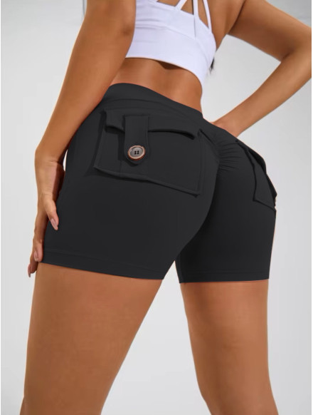 Spodenki damskie push up modelujące czarne ZAPPY TRENDY K133 MITARE
