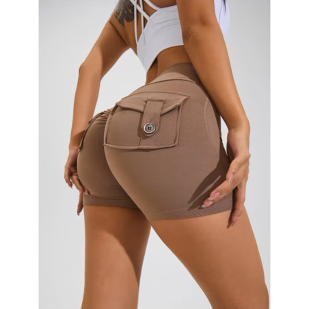 Spodenki damskie push up modelujące brązowe ZAPPY TRENDY K133 MITARE