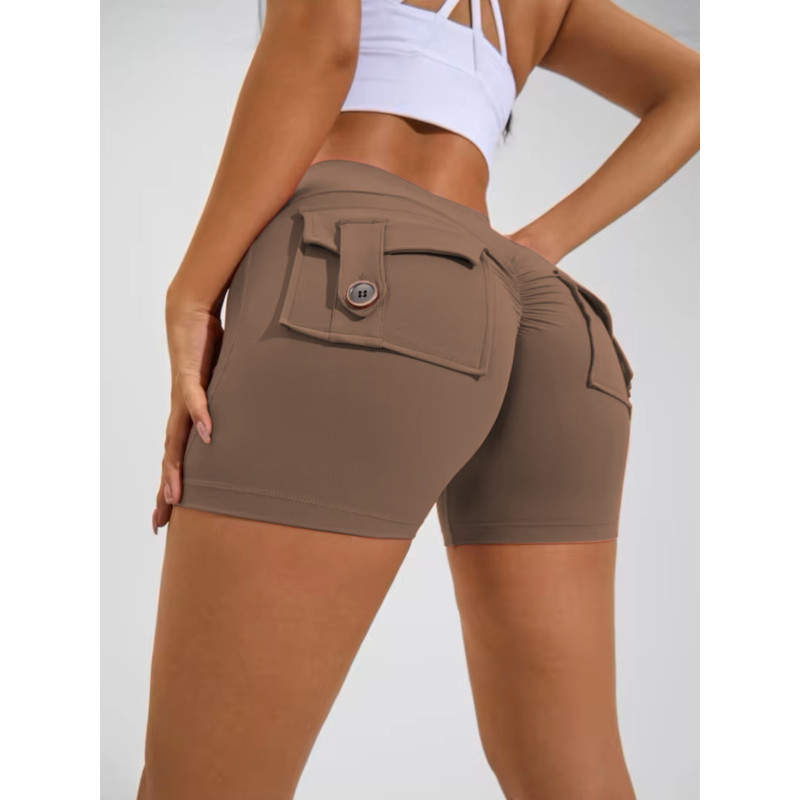 Spodenki damskie push up modelujące brązowe ZAPPY TRENDY K133 MITARE