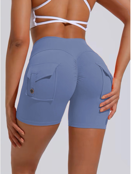 Spodenki damskie push up modelujące błękitne ZAPPY TRENDY K133 MITARE 2