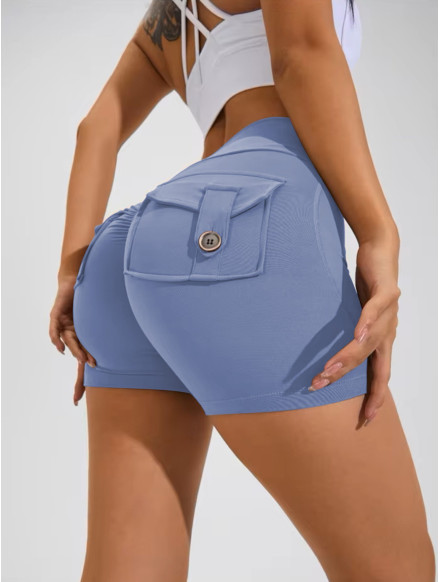 Spodenki damskie push up modelujące błękitne ZAPPY TRENDY K133 MITARE