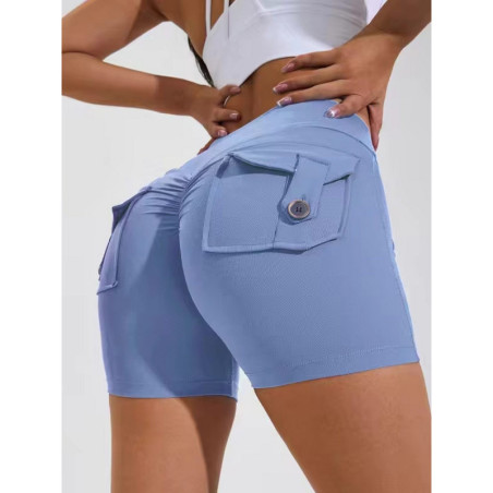 Spodenki damskie push up modelujące błękitne ZAPPY TRENDY K133 MITARE