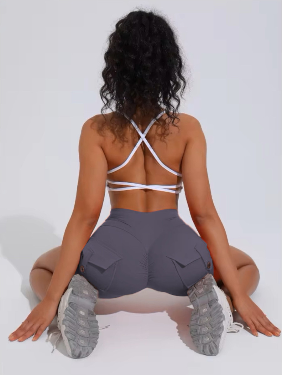 Spodenki damskie push up modelujące szare ZAPPY TRENDY K133 MITARE