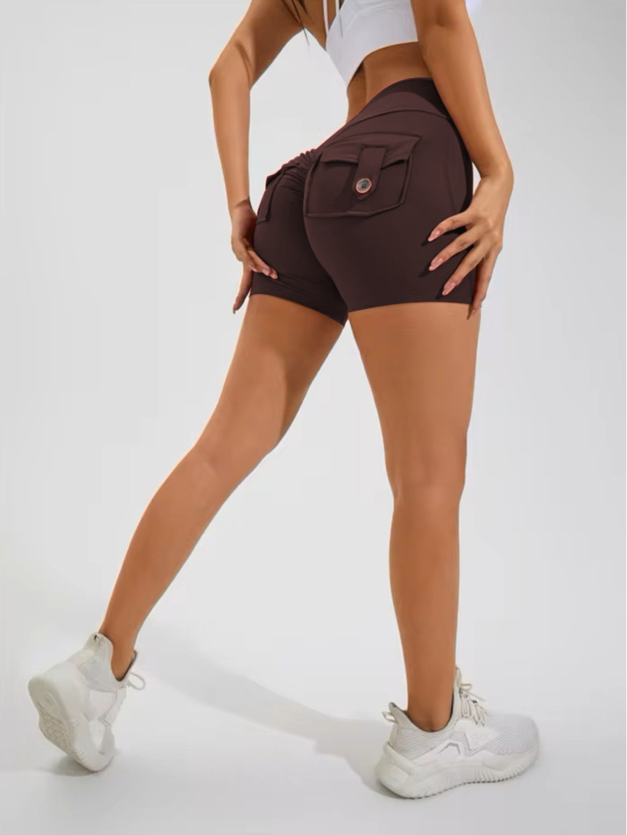 Spodenki damskie push up modelujące czekoladowe ZAPPY TRENDY K133 MITARE