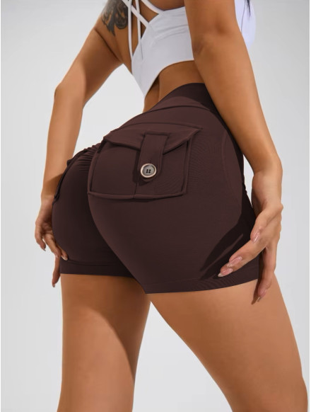 Spodenki damskie push up modelujące czekoladowe ZAPPY TRENDY K133 MITARE