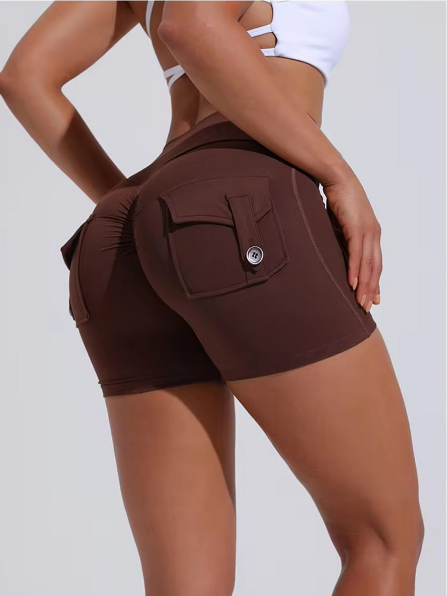 Spodenki damskie push up modelujące czekoladowe ZAPPY TRENDY K133 MITARE