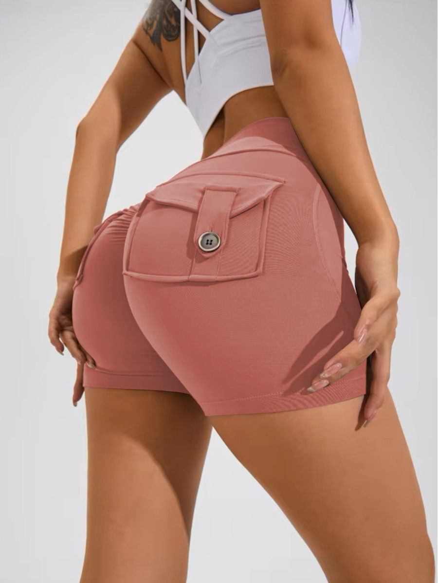 Spodenki damskie push up modelujące łososiowe ZAPPY TRENDY K133 MITARE