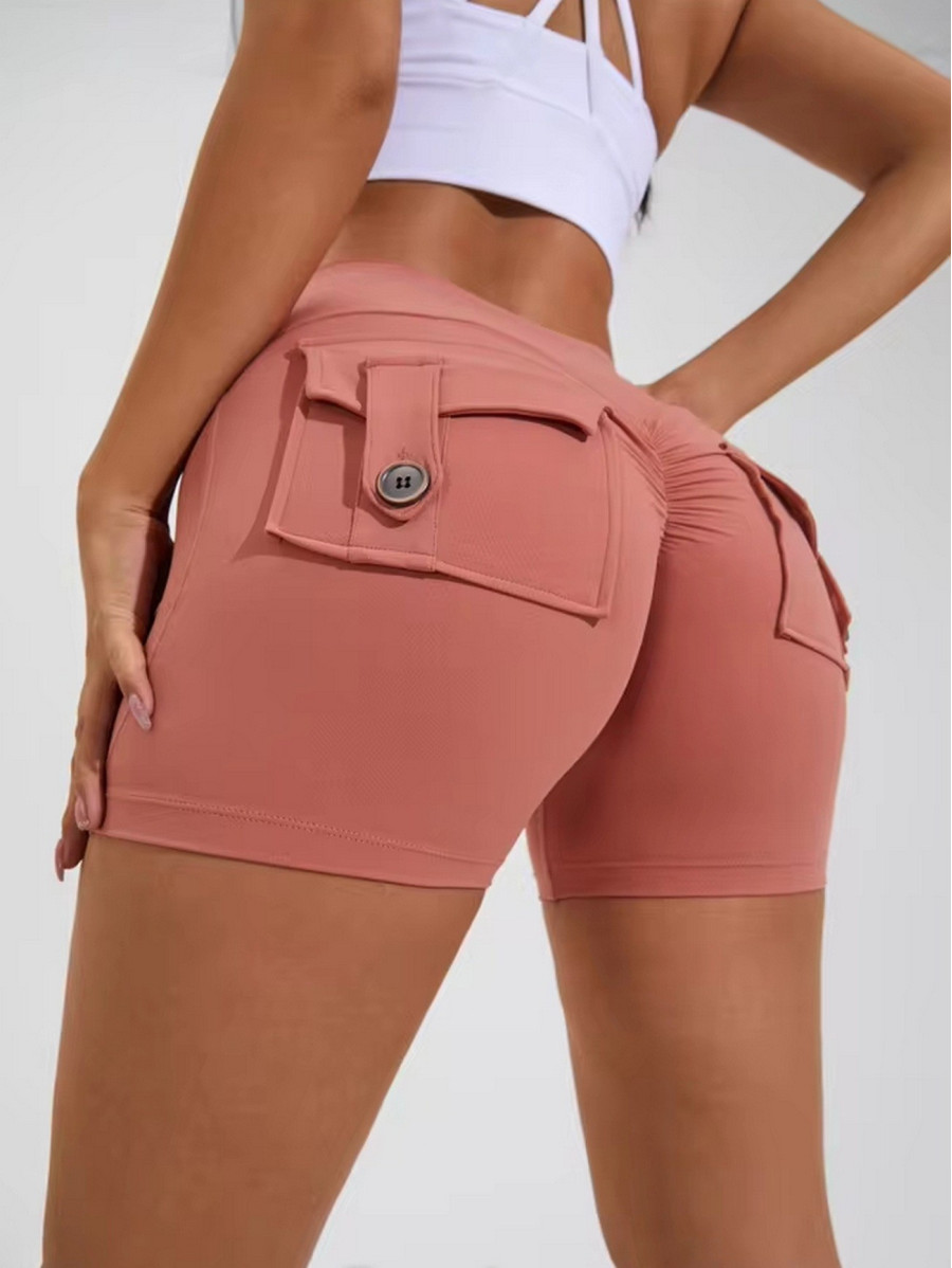 Spodenki damskie push up modelujące łososiowe ZAPPY TRENDY K133 MITARE