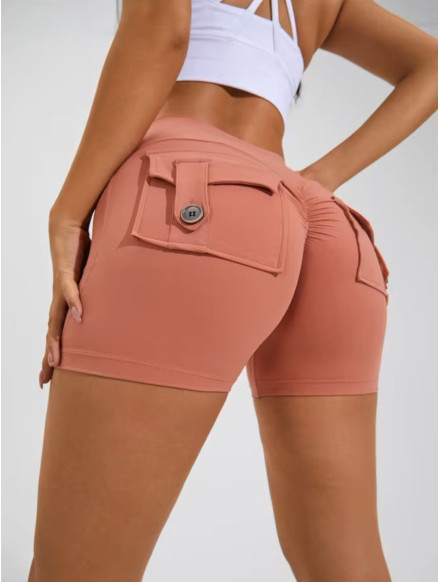 Spodenki damskie push up modelujące łososiowe ZAPPY TRENDY K133 MITARE