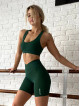 Biustonosz sportowy BASIC K027 zielony MITARE