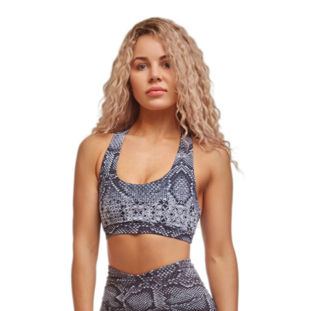 Biustonosz sportowy BASIC K027 snake MITARE