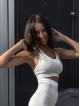 Biustonosz bezszwowy SLIM PUSH UP K079 jasnoszary MITARE