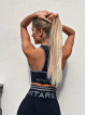 Biustonosz bezszwowy SLIM PUSH UP K079 czarny MITARE