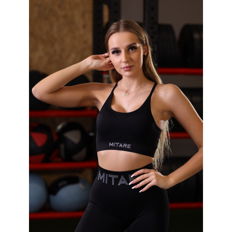Biustonosz bezszwowy SENSUAL K021 czarny MITARE