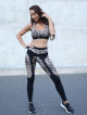 Legginsy damskie leopard GARTERS K035 MITARE