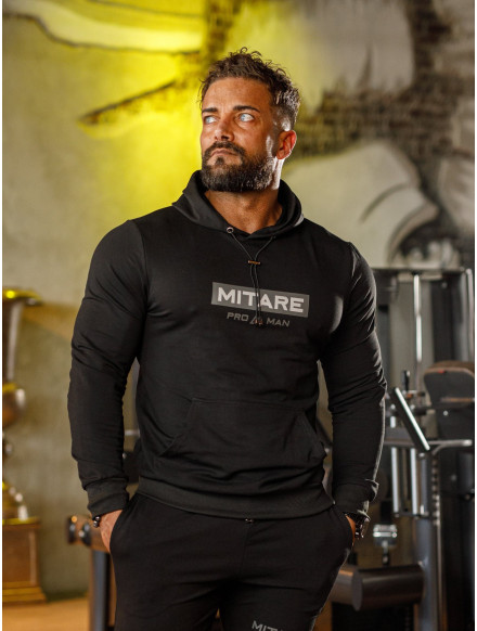 Bluza z kapturem K103 czarna MITARE PRO MAN