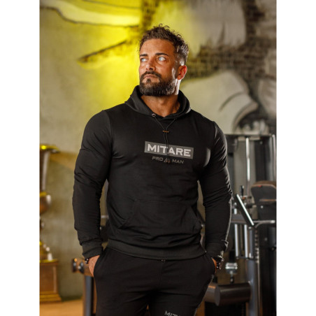 Bluza z kapturem K103 czarna MITARE PRO MAN