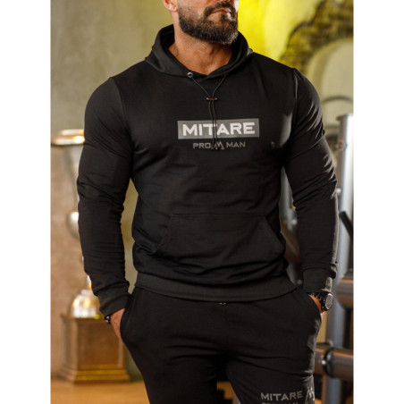 Bluza z kapturem K103 czarna MITARE PRO MAN