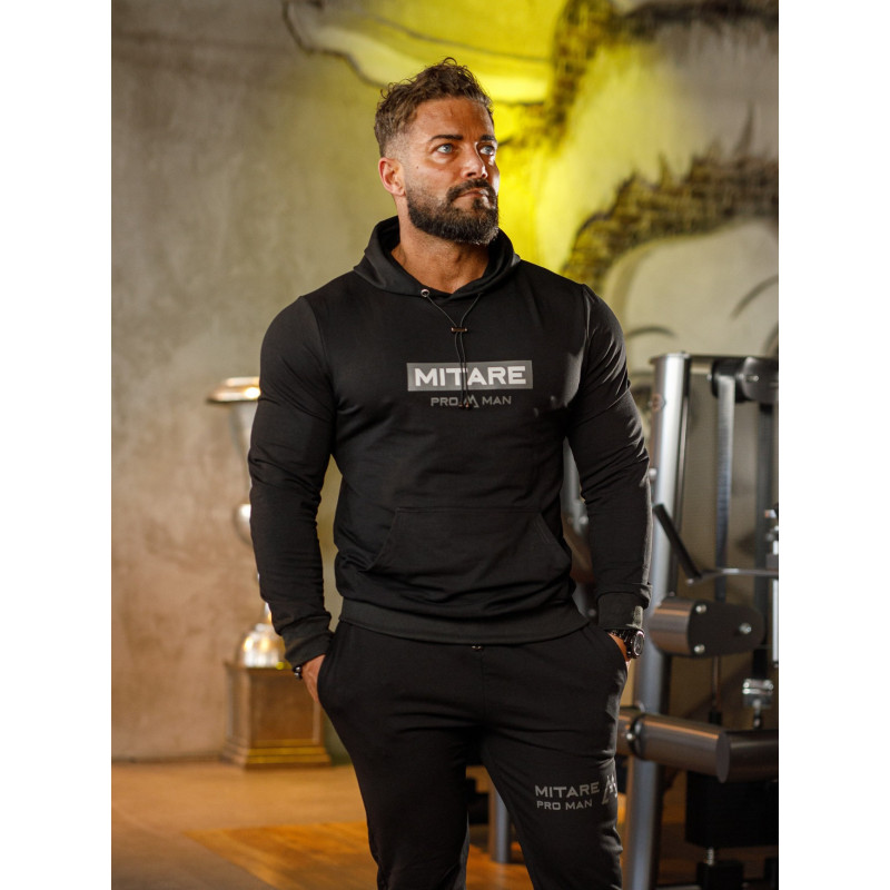 Bluza z kapturem K103 czarna MITARE PRO MAN