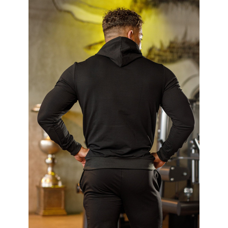 Bluza z kapturem K103 czarna MITARE PRO MAN
