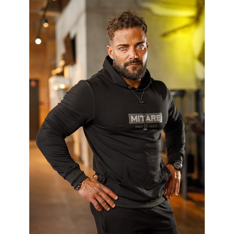 Bluza z kapturem K103 czarna MITARE PRO MAN