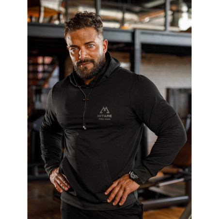 Bluza z kapturem K088 czarna MITARE PRO MAN