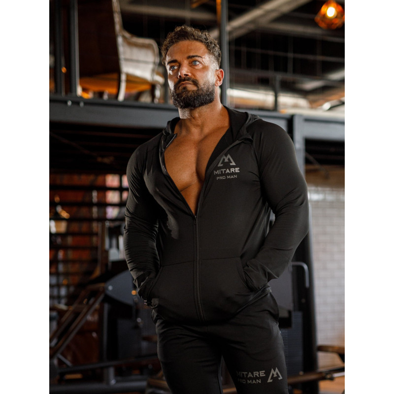 Bluza z kapturem K085 szara MITARE PRO MAN