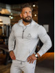 Bluza z kapturem K088 jasnoszara MITARE PRO MAN