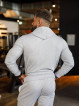 Bluza z kapturem K088 jasnoszara MITARE PRO MAN