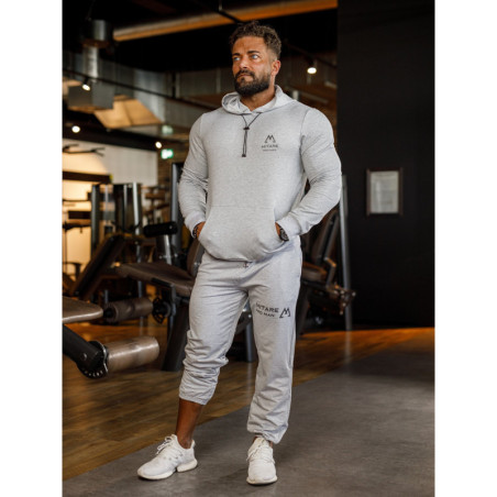 Bluza z kapturem K088 jasnoszara MITARE PRO MAN