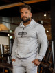 Bluza z kapturem K103 jasnoszara MITARE PRO MAN