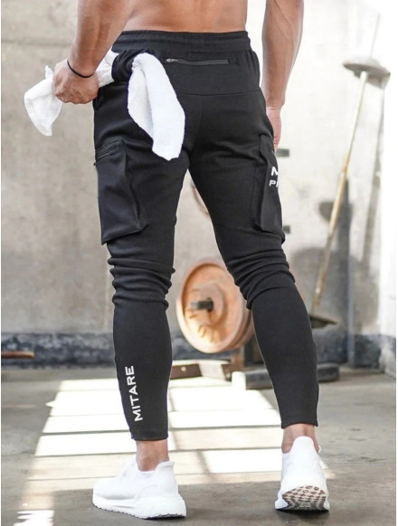 Spodnie joggery K102 czarne MITARE PRO MAN 2