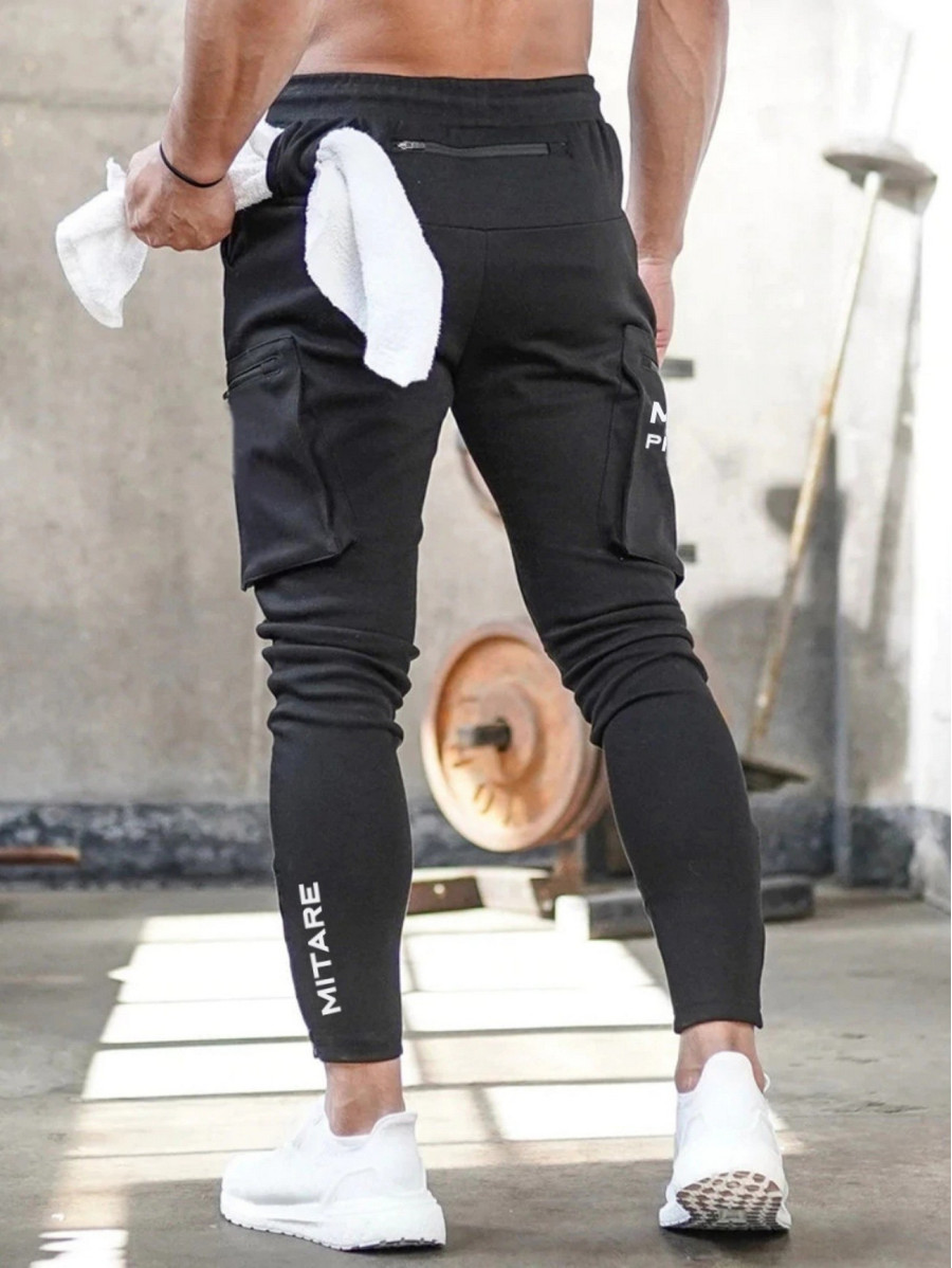 Spodnie joggery K102 czarne MITARE PRO MAN
