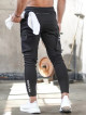 Spodnie joggery K102 czarne MITARE PRO MAN