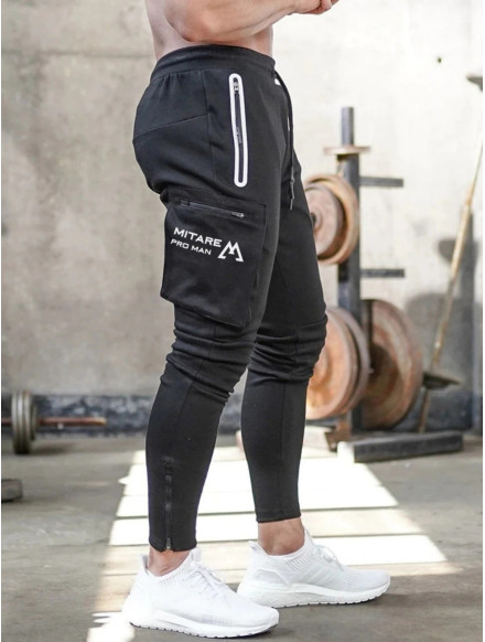 Spodnie joggery K102 czarne MITARE PRO MAN