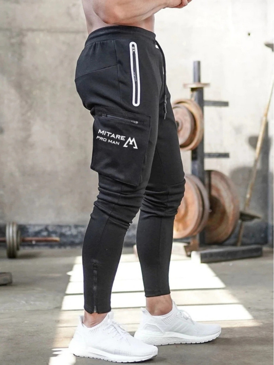 Spodnie joggery K102 czarne MITARE PRO MAN