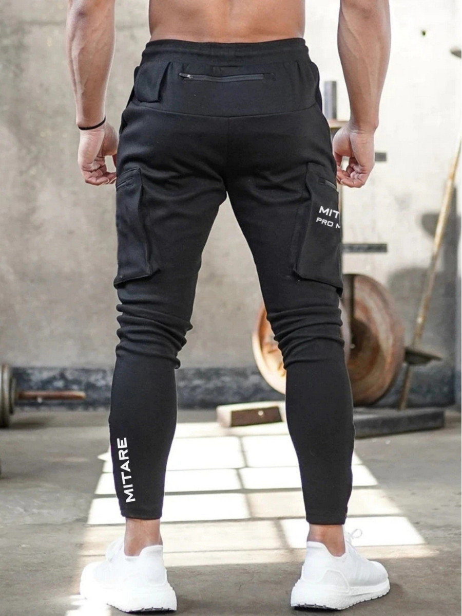 Spodnie joggery K102 czarne MITARE PRO MAN