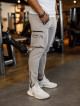 Spodnie joggery K102 jasnoszare MITARE PRO MAN