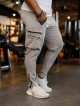 Spodnie joggery K102 jasnoszare MITARE PRO MAN